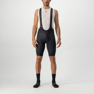 Black Men Castelli COMPETIZIONE Bib Shorts | EYKBT-8493