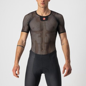 Black Men Castelli CORE MESH 3 SS Base Layer | YKUBA-7058