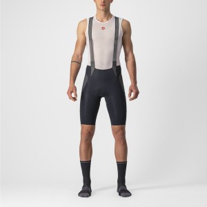 Black Men Castelli FREE UNLIMITED Bib Shorts | YWBCL-2014