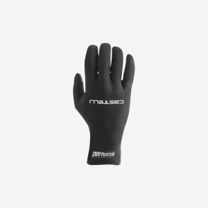 Black Men Castelli PERFETTO MAX Gloves | QBNOL-2476