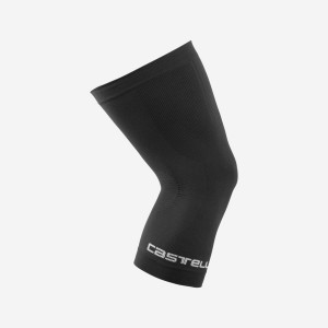 Black Men Castelli PRO SEAMLESS KNEE WARMER Leg Warmer | GBNKR-0239