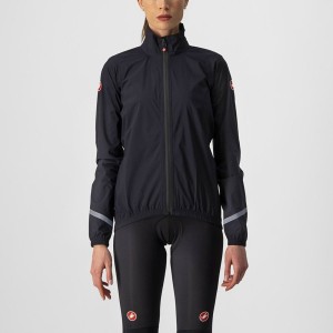 Black Women Castelli EMERGENCY 2 W RAIN Protection | SPDKJ-5807