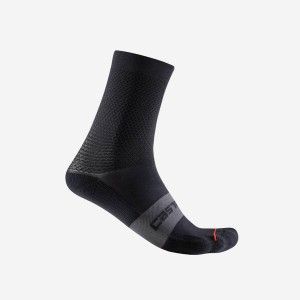 Black Women Castelli ESPRESSO W 12 Socks | OZTLY-9326