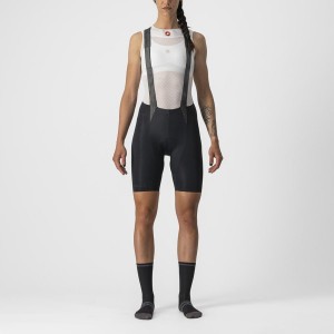 Black Women Castelli FREE AERO RC W Bib Shorts | EDLKF-0739