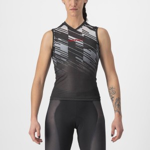 Black Women Castelli INSIDER W SLEEVELESS Jersey | OFCWR-5724