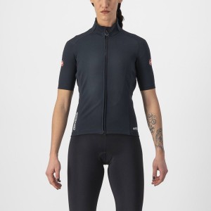 Black Women Castelli PERFETTO RoS 2W WIND Jackets | MLEKH-5893