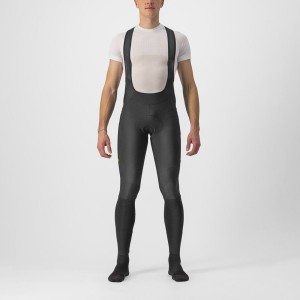 Black / Light Green Men Castelli VELOCISSIMO 5 Bib Tights | FPLEZ-4530