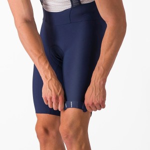 Blue Men Castelli ESPRESSO Bib Shorts | NEKWG-3501