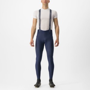 Blue Men Castelli FREE AERO RC Bib Tights | CJMFZ-1256