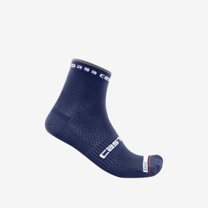 Blue Men Castelli ROSSO CORSA PRO 9 Socks | WOEIY-3725