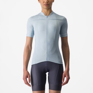 Blue Women Castelli ANIMA 4 Jersey | AVOKH-5084