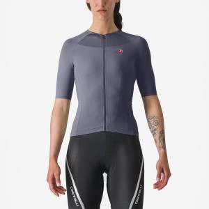 Blue Women Castelli VELOCISSIMA 2 Jersey | EAQIJ-5138