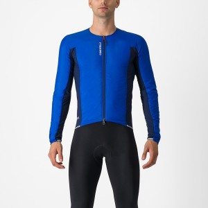 Blue / Blue Men Castelli FLY JACK-SEY Jackets | UBRYF-0621