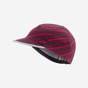 Burgundy Men Castelli SPEED STRADA Cap | WNREQ-7028