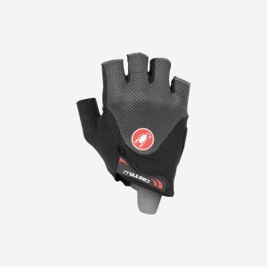 Dark Grey Men Castelli ARENBERG GEL 2 Gloves | CFEST-7093