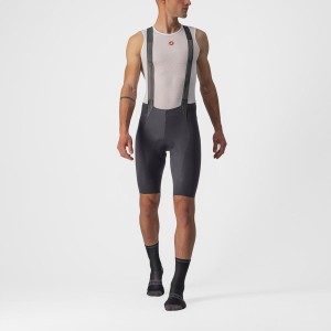 Dark Grey Men Castelli FREE AERO RC Bib Shorts | OQNMJ-4625