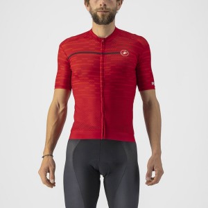 Dark Red Men Castelli INSIDER Jersey | QAVKI-0241