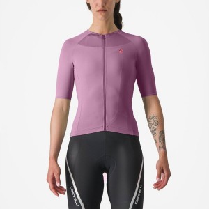 Deep Purple / Black Women Castelli VELOCISSIMA 2 Jersey | SCTBI-8496