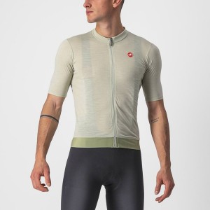 Green Men Castelli ESSENZA Jersey | NEMYI-8795