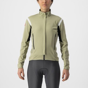 Green Women Castelli PERFETTO RoS 2 W Jackets | SVXEF-5063