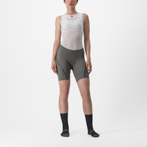 Grey / Dark Grey Women Castelli VELOCISSIMA 3 Shorts | ITOMS-3257