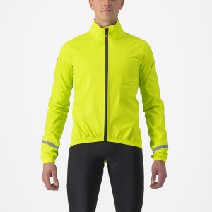 Light Green Men Castelli EMERGENCY 2 RAIN Protection | FUACQ-0395