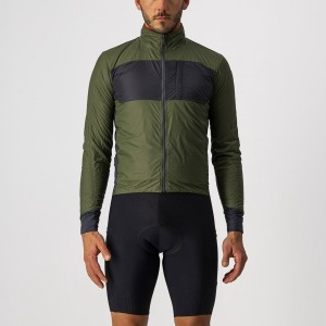 Light Green / Dark Grey Men Castelli UNLIMITED PUFFY Jackets | TQZCV-8974