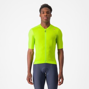 Light Green / Deep Green Men Castelli ESPRESSO Jersey | WHIYS-2314