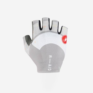 Multicolor Grey Men Castelli COMPETIZIONE 2 Gloves | QTGHV-0973