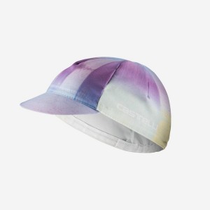 Multicolor Purple Men Castelli R-A/D Cap | ZGCXP-8759