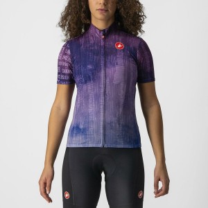 Multicolor Women Castelli RIDE WITH REGGIE Jersey | UYONV-7613