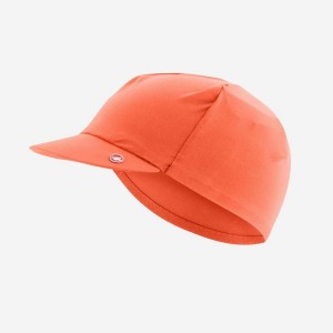 Orange Red Men Castelli PREMIO 2 Cap | LOXPJ-0352