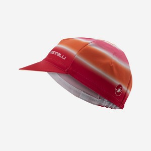 Orange Women Castelli DOLCE Cap | HIREN-9832