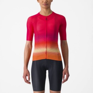 Pink Women Castelli CLIMBER'S 4.0 W Jersey | ZNUPF-6218