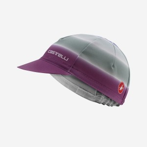 Purple White Women Castelli DOLCE Cap | BERSZ-0394