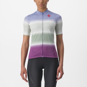 Purple White Women Castelli DOLCE Jersey | YIHQJ-9213