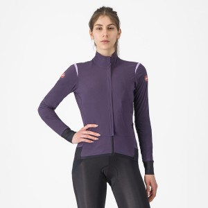 Purple Women Castelli ALPHA FLIGHT ROS W Jackets | UFJLO-2615