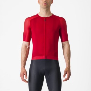 Red Men Castelli AERO RACE 7.0 Jersey | WCPED-6127