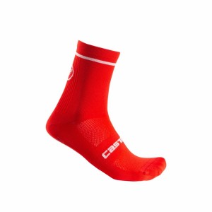 Red Men Castelli ENTRATA 13 Socks | NTIQW-3976