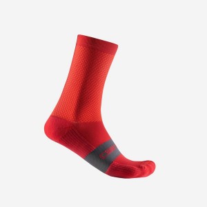 Red Men Castelli ESPRESSO 15 Socks | EZRDX-1345