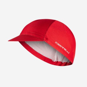 Red Men Castelli ROSSO CORSA 2 Cap | EKVOW-5783