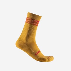 Red Men Castelli UNLIMITED 18 Socks | QXKMO-2673