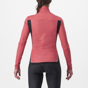 Red / Black Women Castelli TRANSITION 2 W Jackets | ILOBG-5931