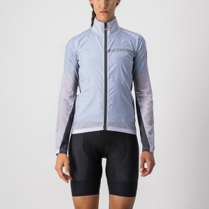 Silver Grey / Dark Grey Women Castelli SQUADRA STRETCH W Protection | MOHPT-1083