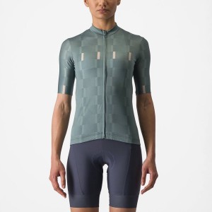 Turquoise Women Castelli DIMENSIONE Jersey | MYSWL-3894