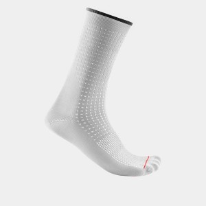 White Men Castelli PREMIO 18 Socks | NBGXC-8590