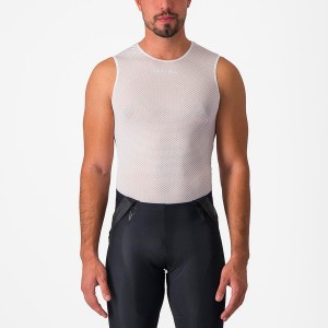 White Men Castelli PRO MESH 2.0 SLEEVELESS Base Layer | VFXHI-6450