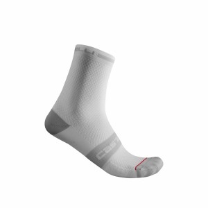 White Men Castelli SUPERLEGGERA T 12 Socks | IRTOZ-2549