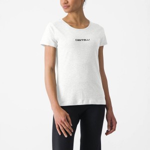 White Women Castelli CASTELLI CLASSICO W TEE Casual | LPXZN-8360