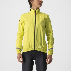 Yellow Women Castelli EMERGENCY 2 W RAIN Protection | XGUMZ-2630